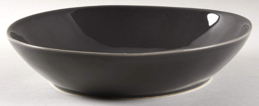 Marin Dark Grey 9" Soup/Pasta Bowl by Crate & Barrel-1