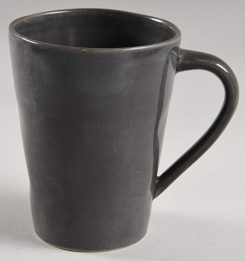 Marin Dark Grey Mug by Crate & Barrel-1
