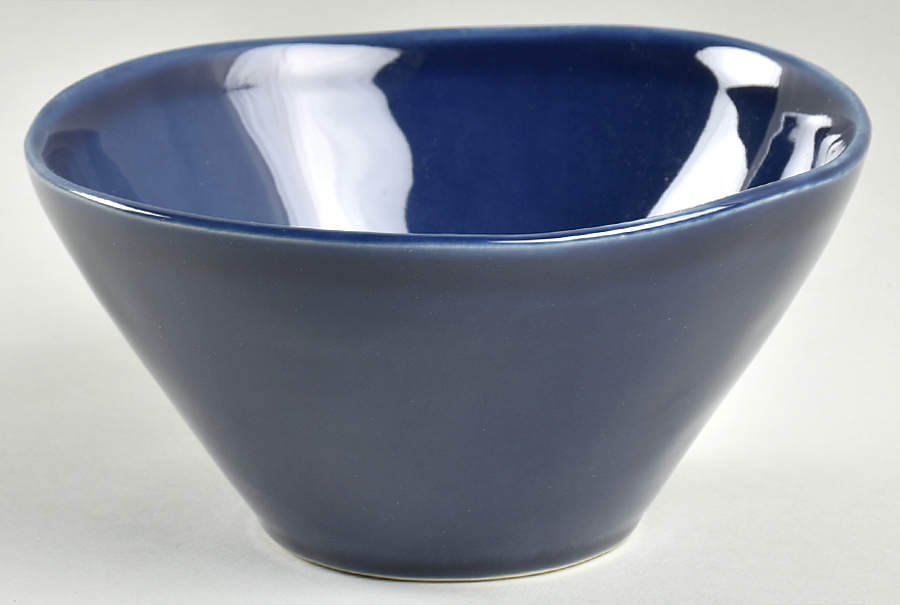 Marin Dark Blue Coupe Cereal Bowl by Crate & Barrel-1