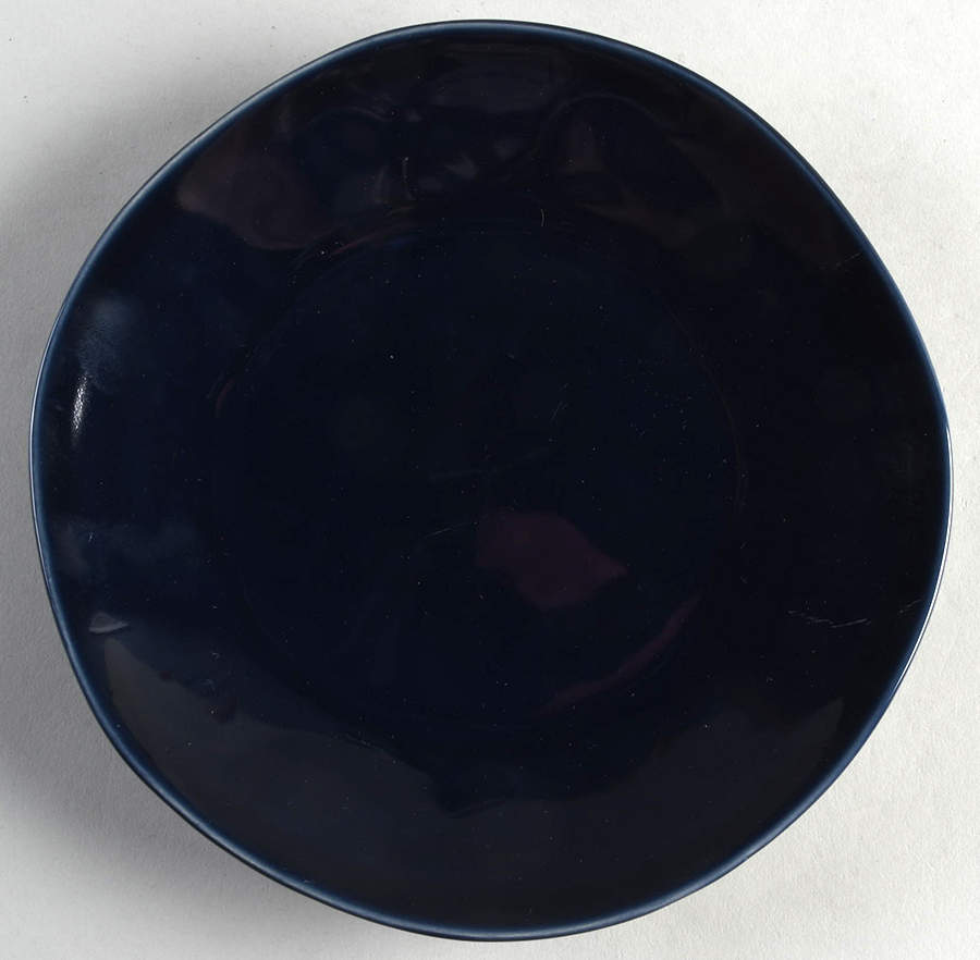 Marin Dark Blue Salad Plate by Crate & Barrel-1