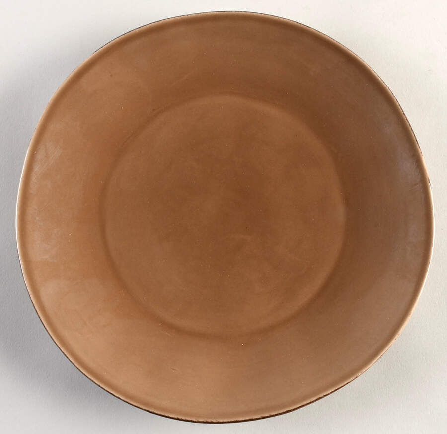 Marin Taupe Dinner Plate by Crate & Barrel-1