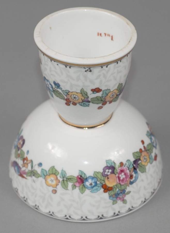 CRS222 Double Egg Cup by Crown Staffordshire-1