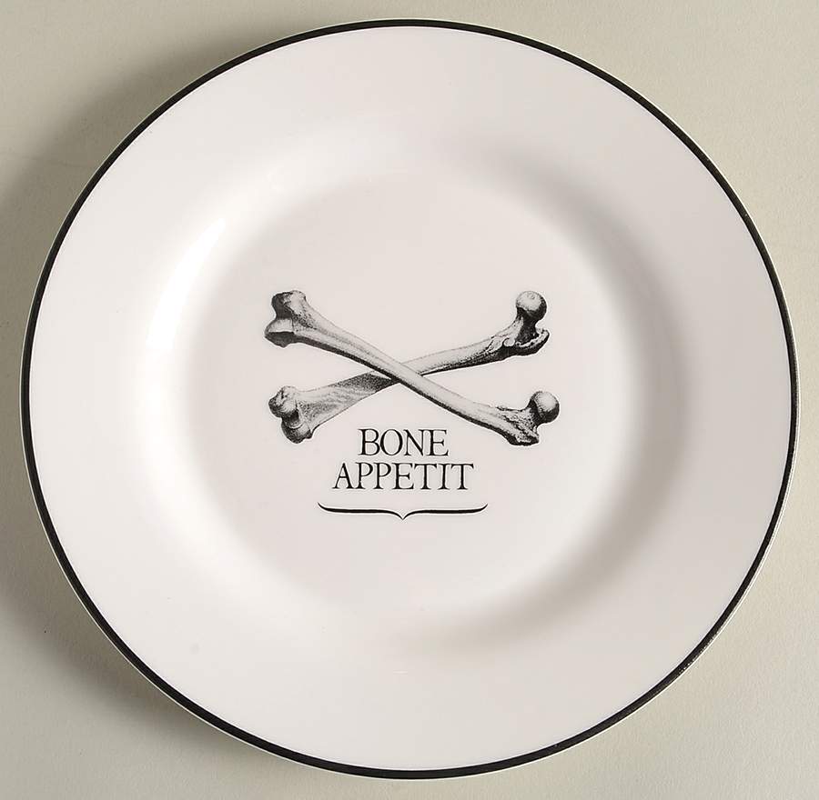 Bone Appetit Salad Plate by Ciroa-1