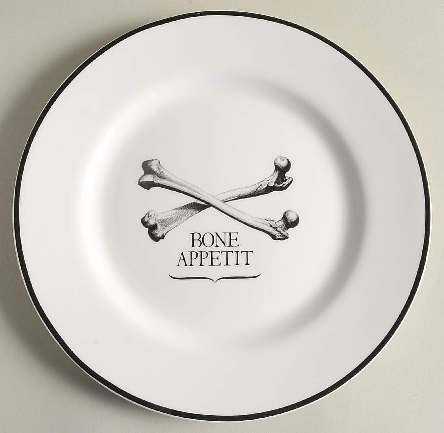 Bone Appetit Dinner Plate by Ciroa-1
