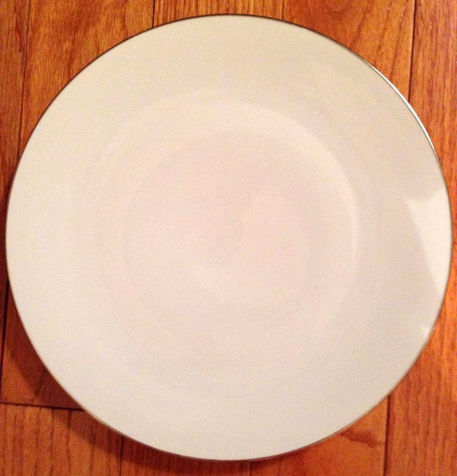 Silver Ring Dinner Plate by Carlsbad-1