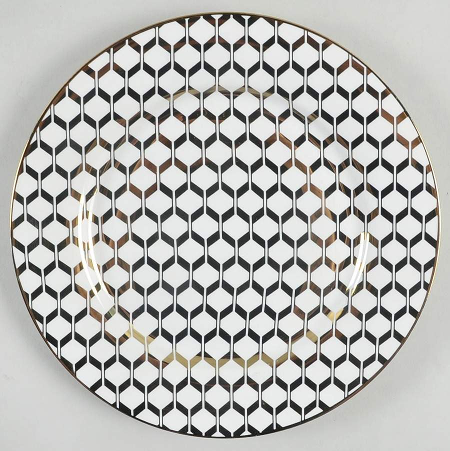 Elegance Gold Salad/Dessert Plate by Certified International-1