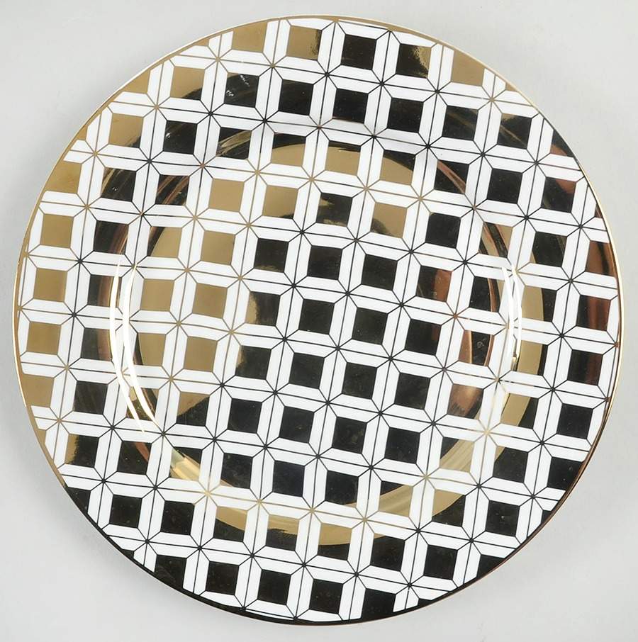 Elegance Gold Salad/Dessert Plate by Certified International-1