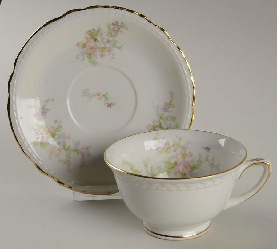 CPT13 Footed Cup & Saucer Set by Capital (USA)-1