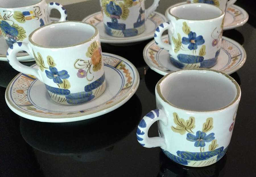 CAG19 Flat Demitasse Cup & Saucer Set by Cantagalli-1