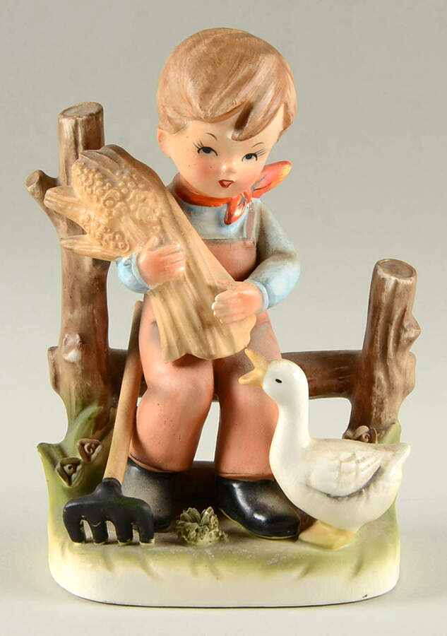 Erich Stauffer Figurines Life On The Farm-Boy - No Box by Arnart-1