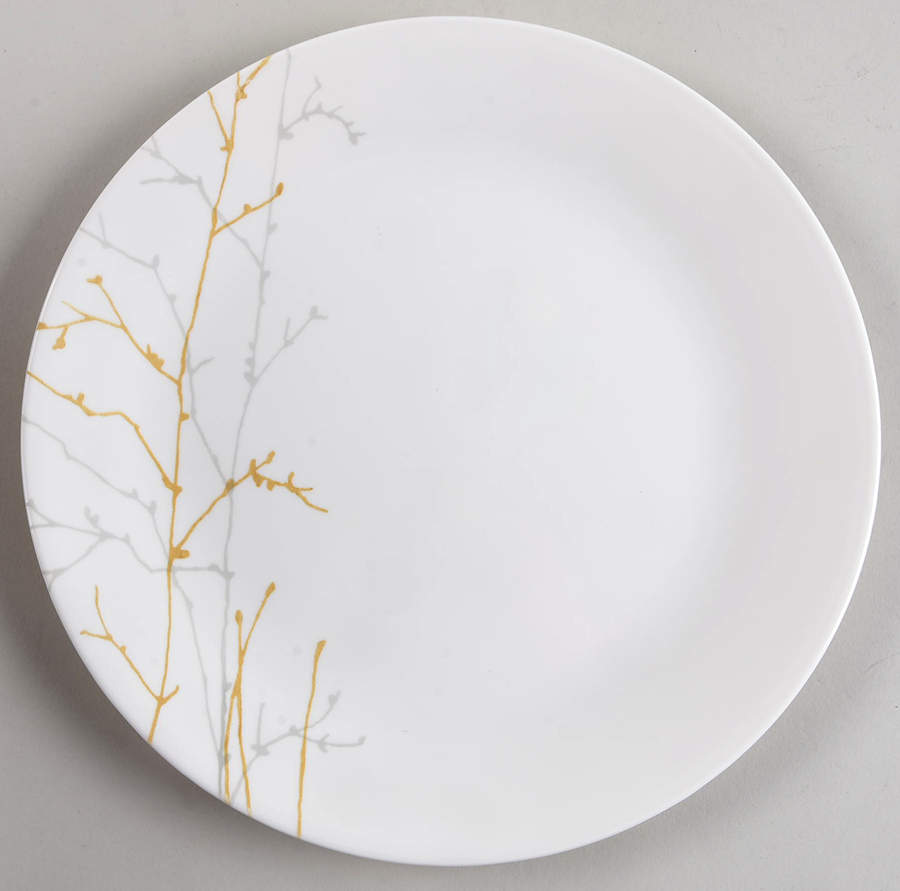 Gilded Woods Dinner Plate by Corning Corelle-1
