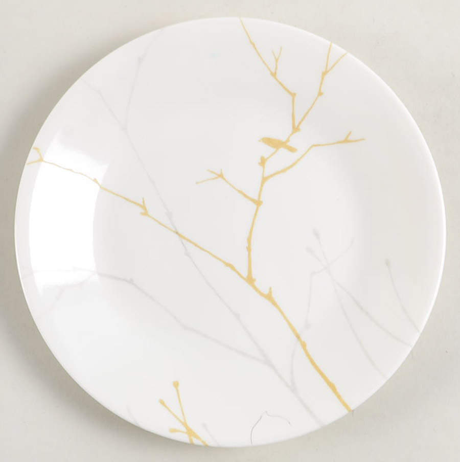 Gilded Woods Bread & Butter Plate by Corning Corelle-1