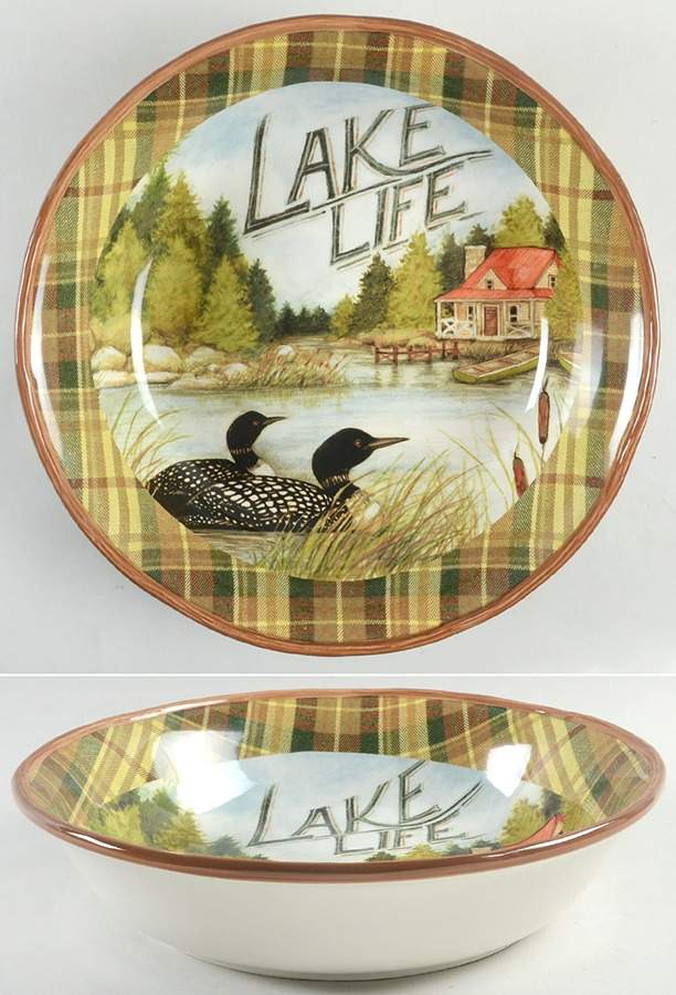 Lake Life 13" Pasta Serving Bowl by Certified International-1