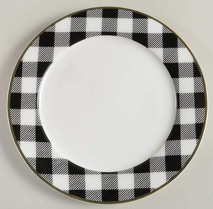 Buffalo Check Salad Plate by Ciroa-1