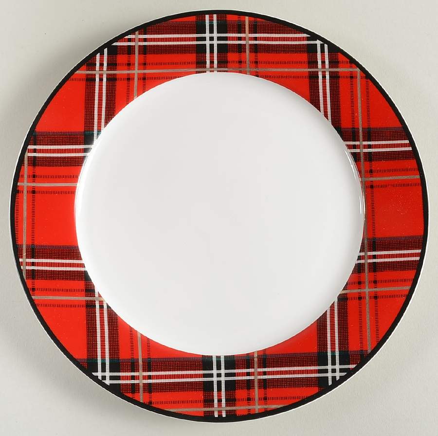 Plaid Salad Plate by Ciroa-1