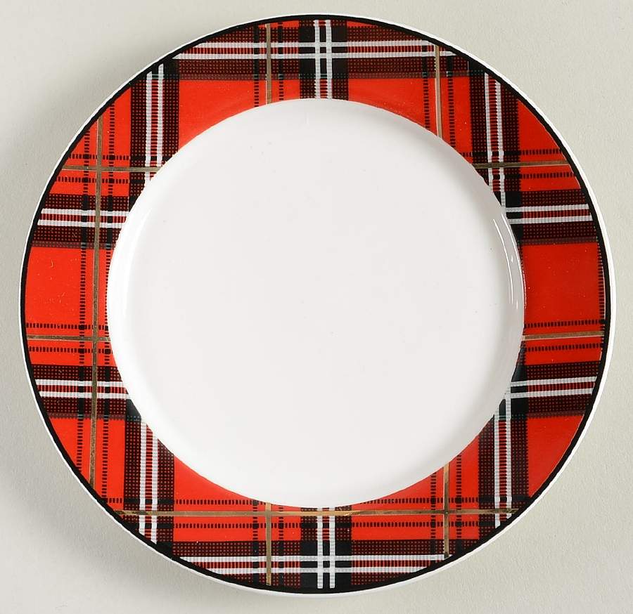 Plaid Appetizer Plate by Ciroa-1