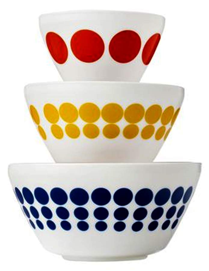 Spot On (3 Piece) Mixing Bowl Set by Corning Corelle-1