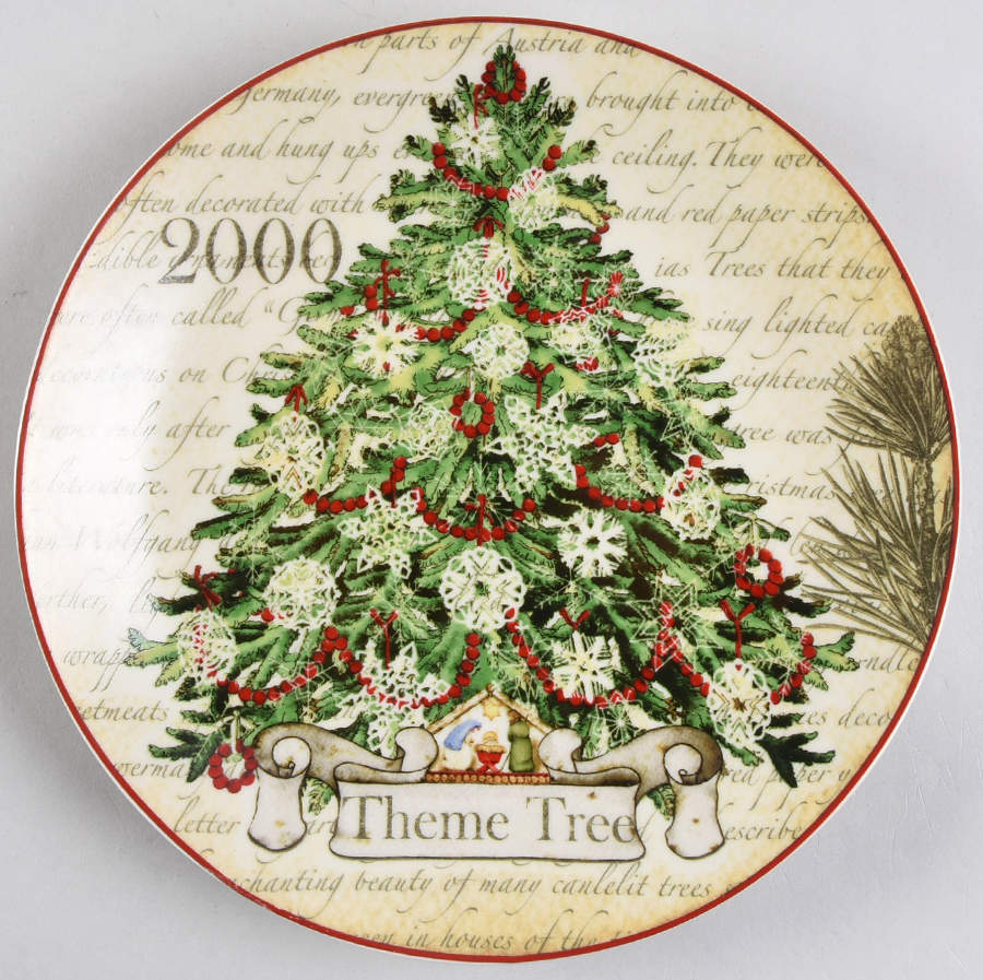 Christmas Tradition Salad Plate by Canterbury Potteries-1