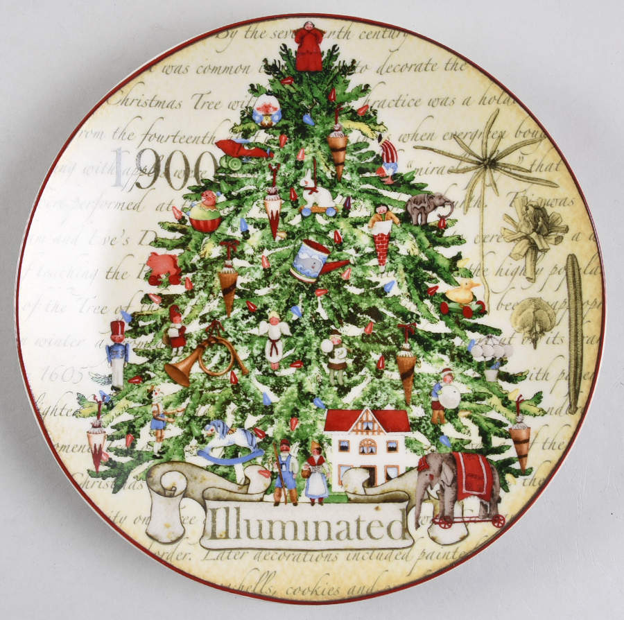 Christmas Tradition Salad Plate by Canterbury Potteries-1