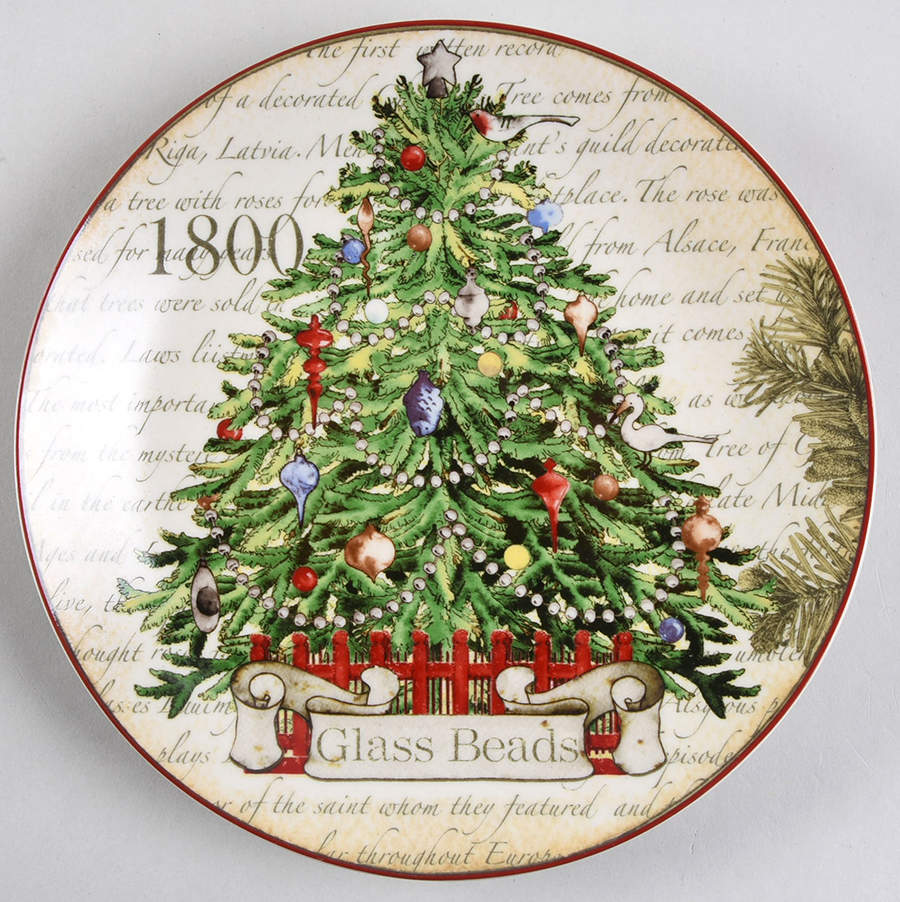 Christmas Tradition Salad Plate by Canterbury Potteries-1