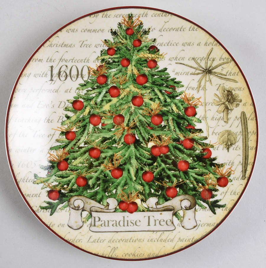 Christmas Tradition Salad Plate by Canterbury Potteries-1