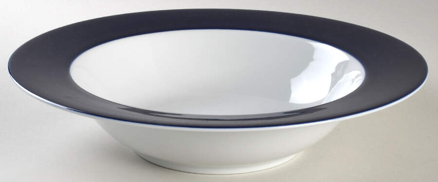 Maison Cobalt Blue 10" Round Serving Bowl by Crate & Barrel-1