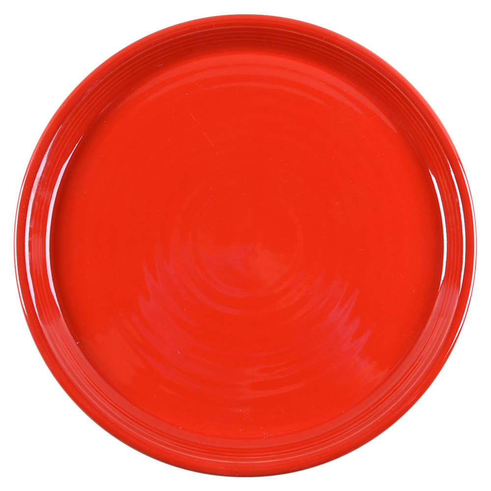 Farmhouse Red Dinner Plate by Crate & Barrel-1