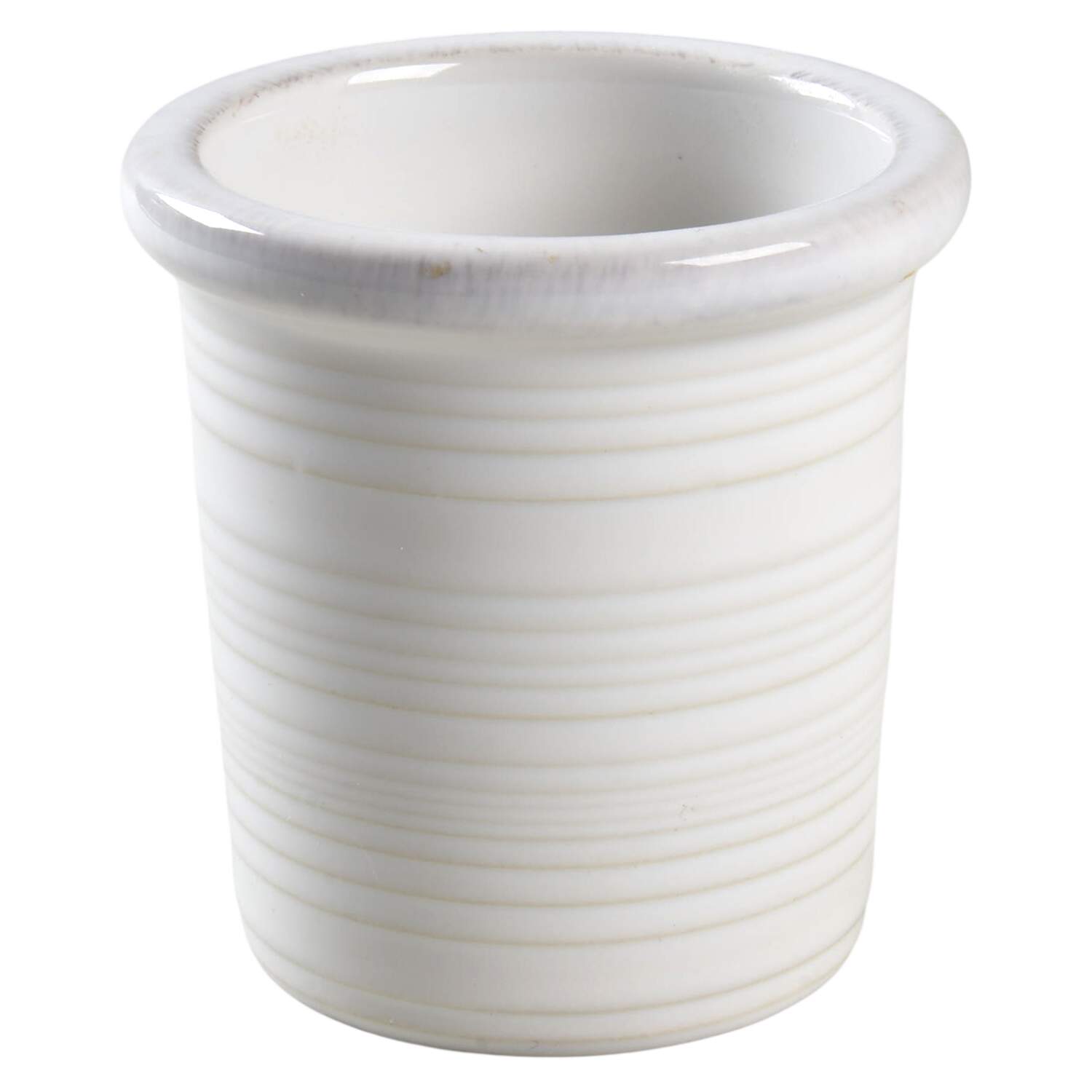 Farmhouse White Honey Pot No Lid by Crate & Barrel-1