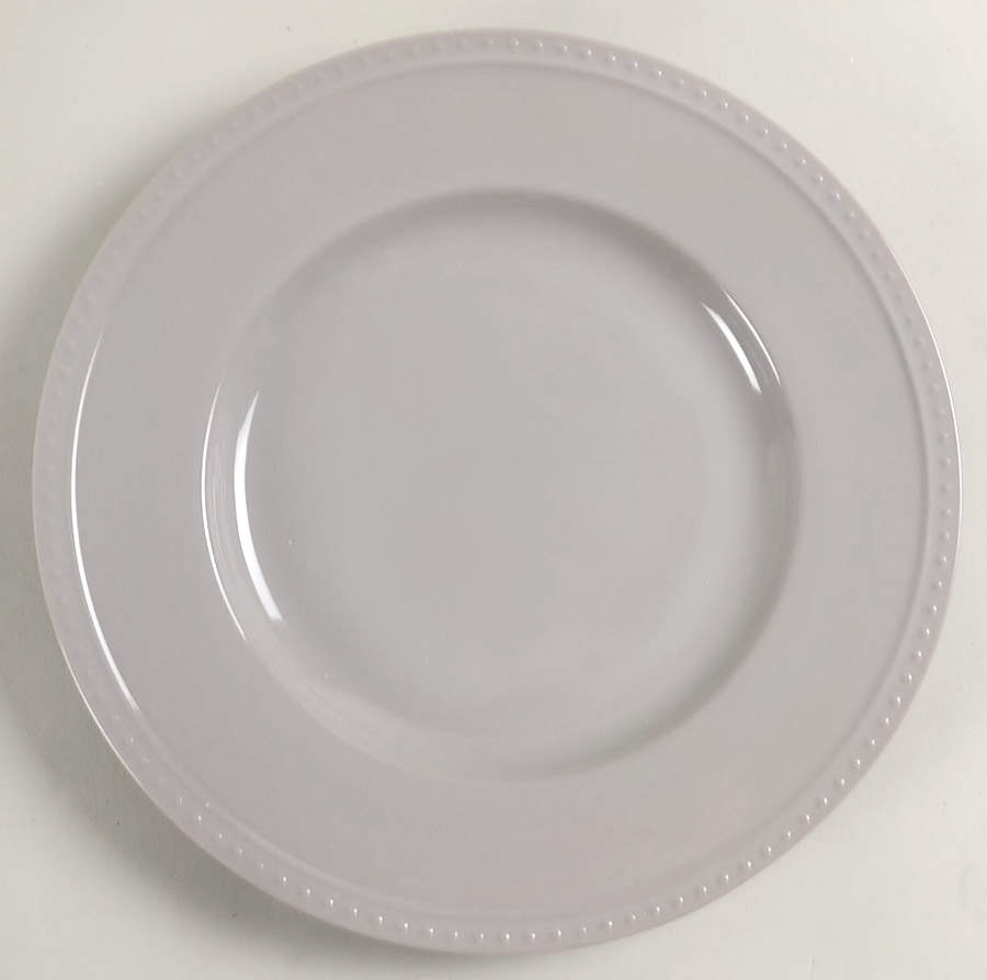 Staccato Grey Salad Plate by Crate & Barrel-1