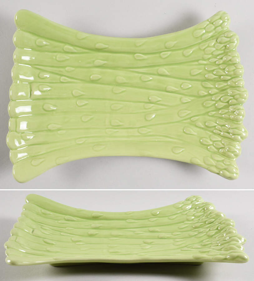 Vegetable 11" Figural Platter by Crate & Barrel-1