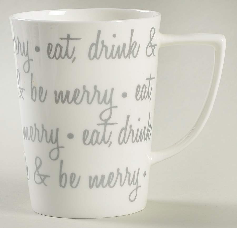 Script Gray Mug by Ciroa-1