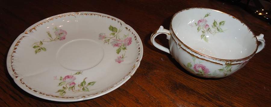 CHF1998 Flat Bouillon Cup & Saucer by Charles Field Haviland-1