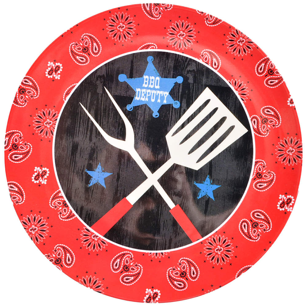 BBQ Bandit (Melamine) Dinner Plate by Certified International-1