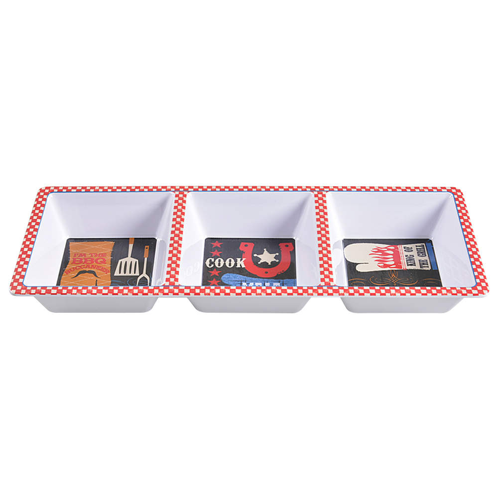 BBQ Bandit (Melamine) 3-Part Relish by Certified International-1
