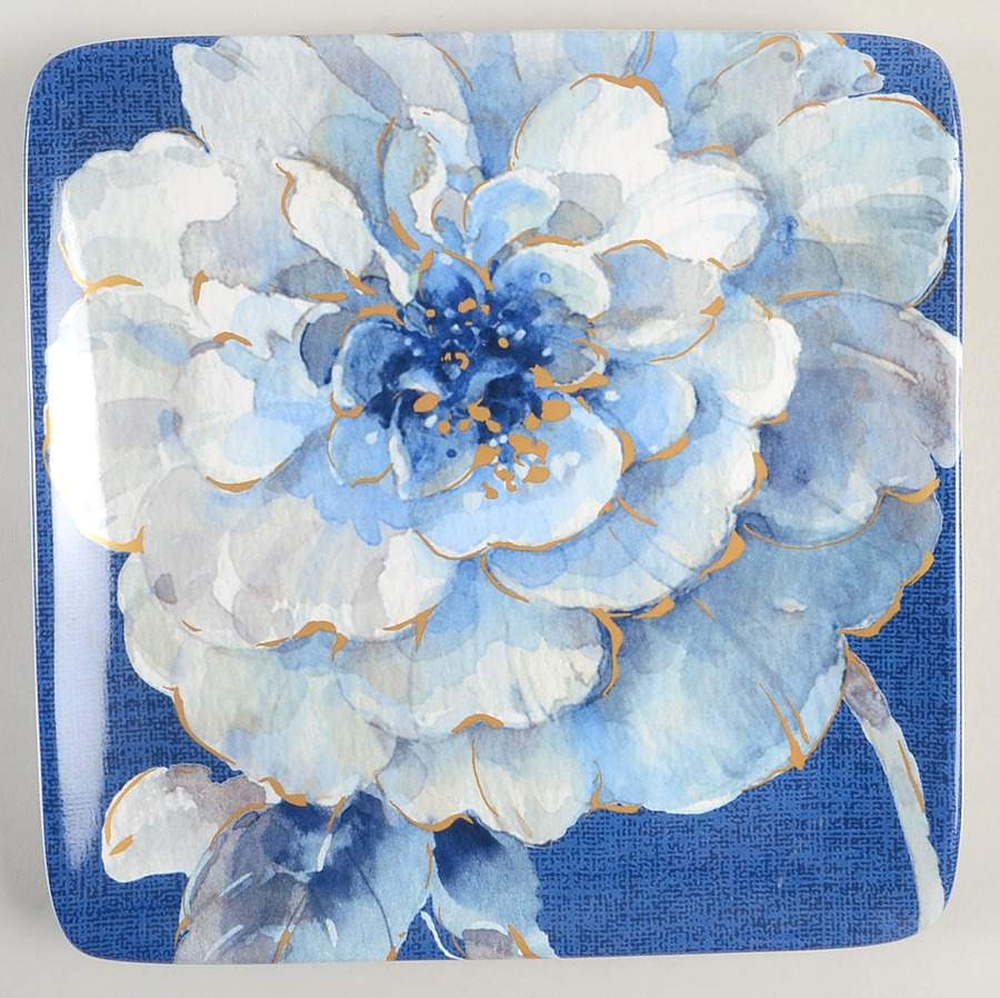 Indigold Square Salad/Dessert Plate by Certified International-1