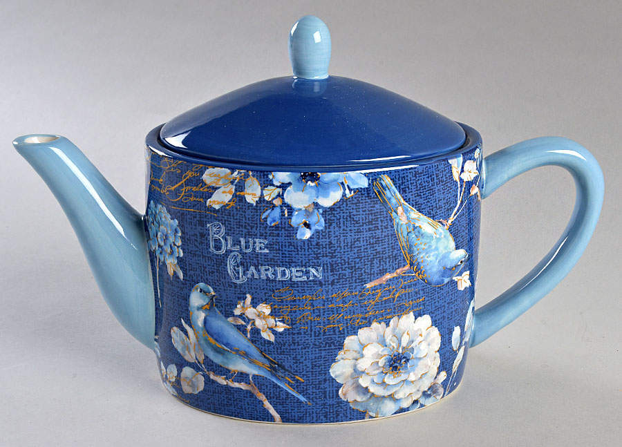 Indigold Teapot & Lid by Certified International-1