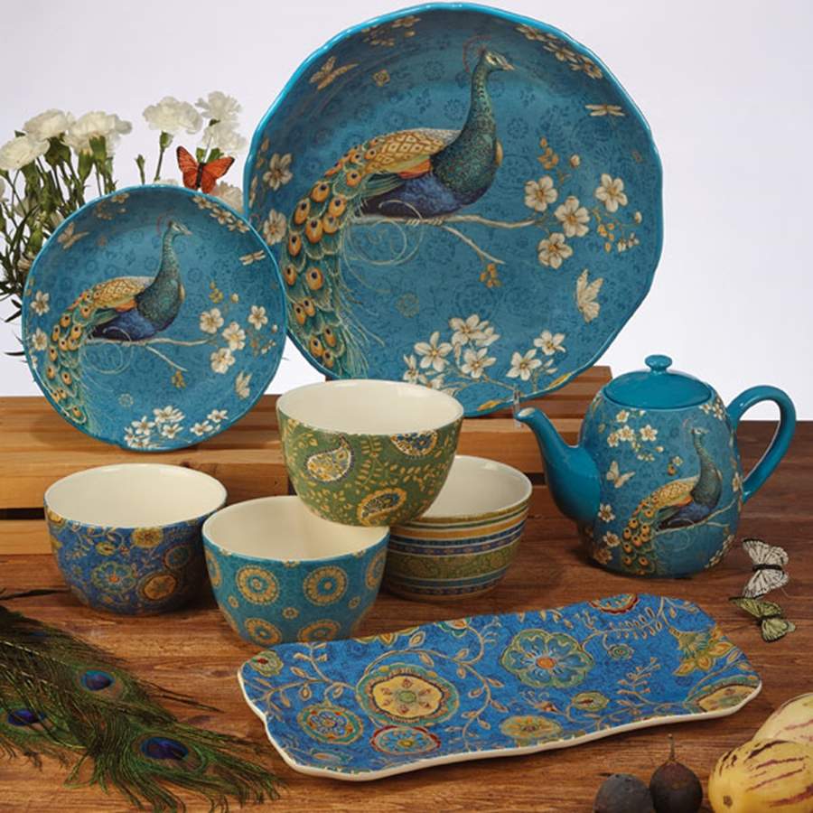 Exotic Garden 13" Pasta Serving Bowl by Certified International-1