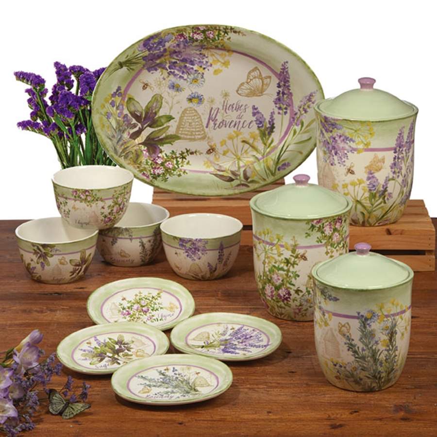 Herbes de Provence (3 Piece) Canister Set (Box Set) by Certified International-1