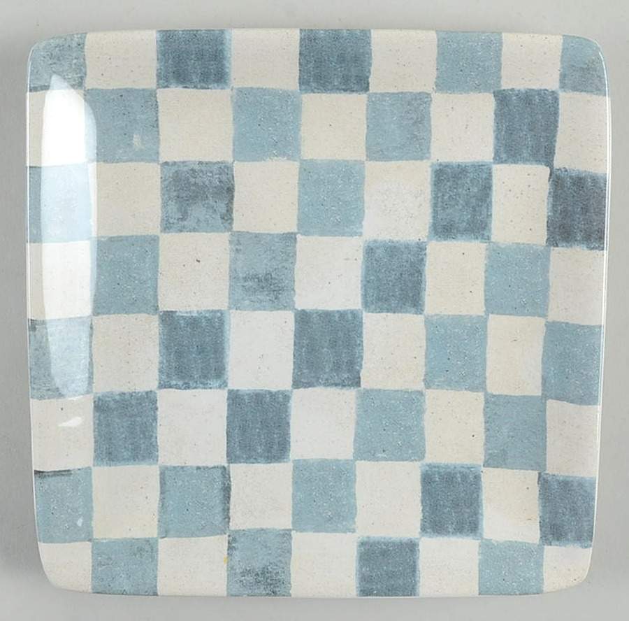 Farm House Rooster Square Canape Plate by Certified International-1