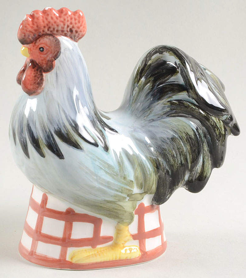 Farm House Rooster Figural Pepper Shaker by Certified International-1