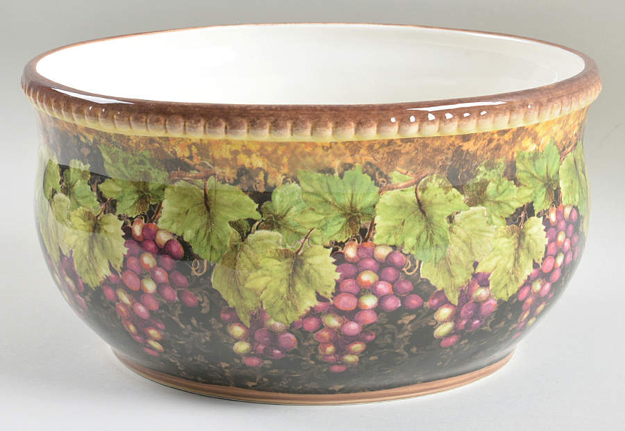 Gilded Wine 10" Round Serving Bowl by Certified International-1