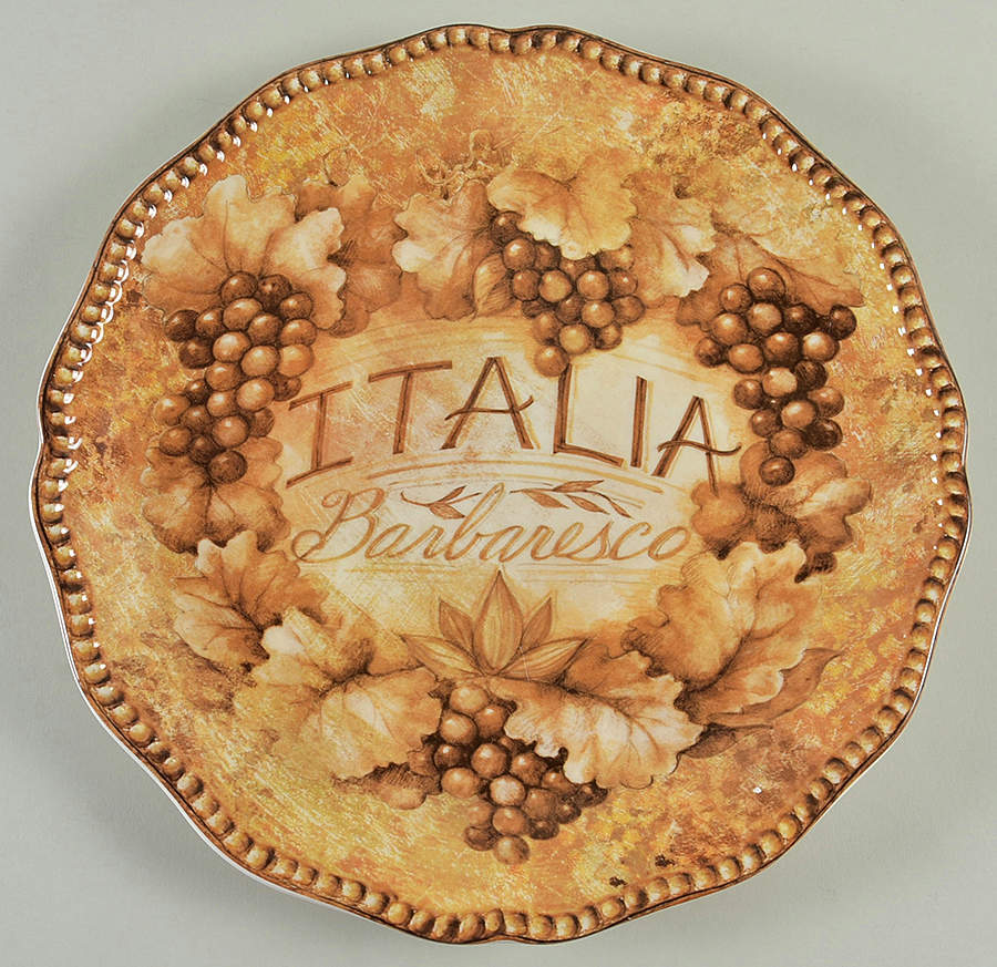 Gilded Wine 13" Chop Plate (Round Platter) by Certified International-1