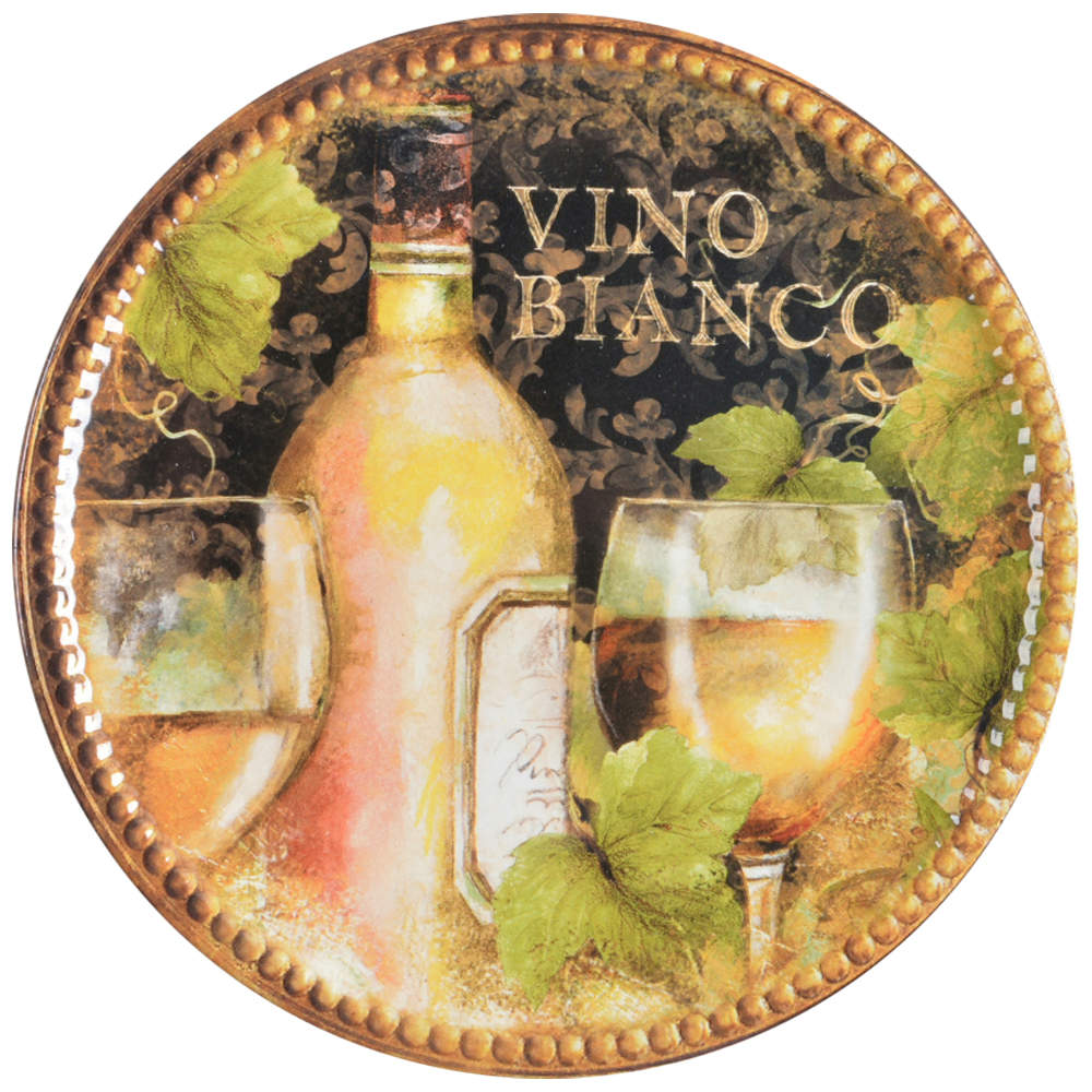Gilded Wine Salad/Dessert Plate by Certified International-1
