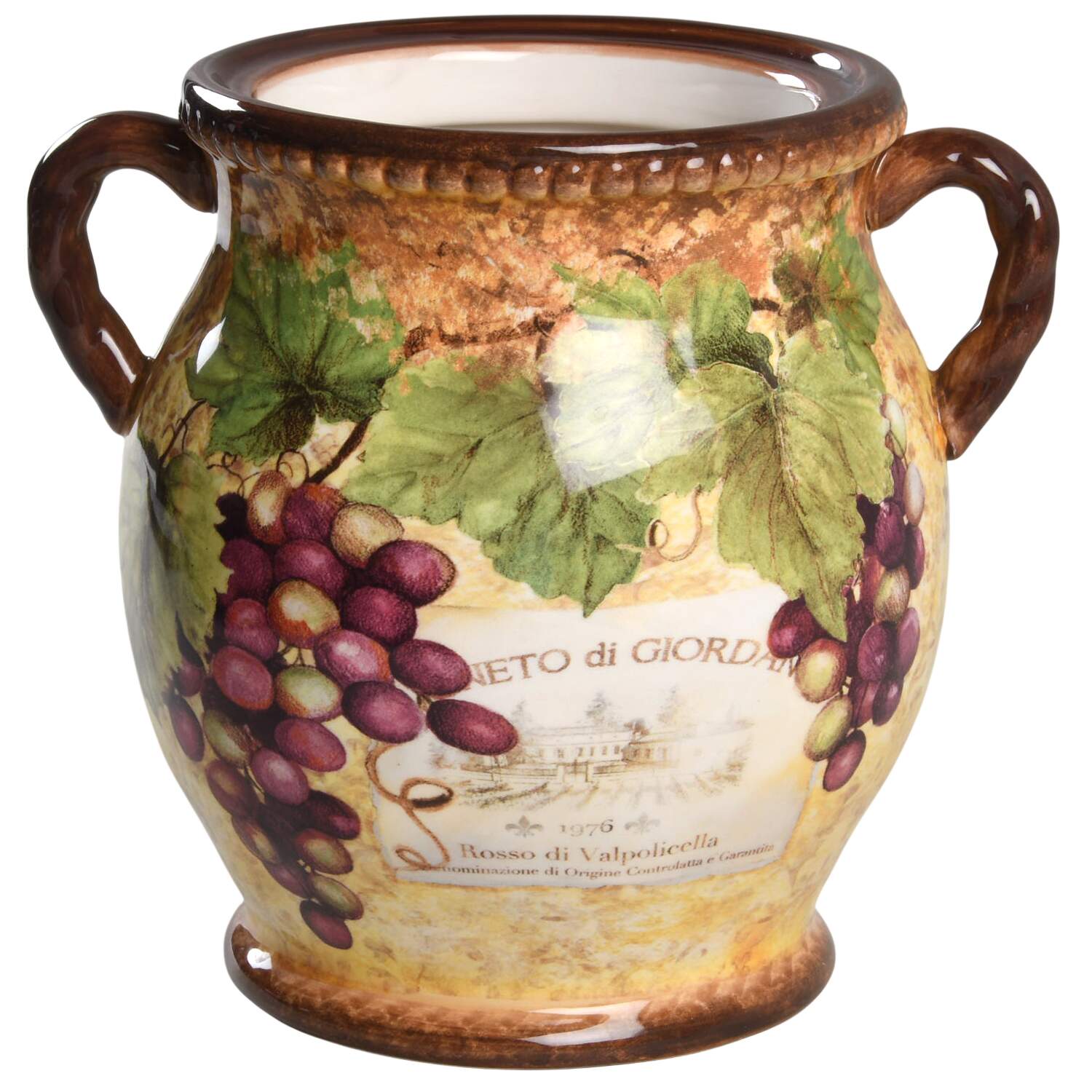 Gilded Wine Small Canister No Lid by Certified International-1