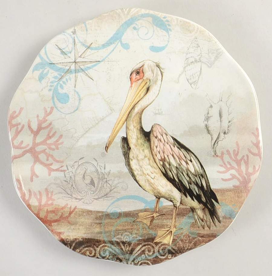 Coastal View Canape Plate by Certified International-1