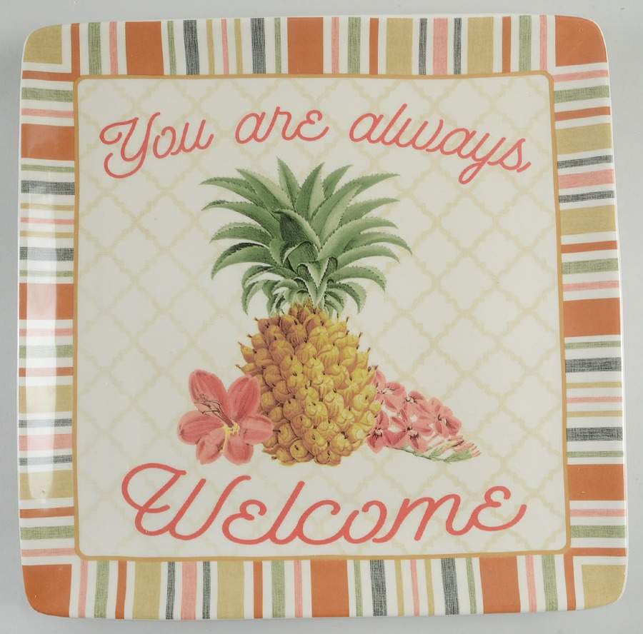 Floridian 12" Square Serving Platter by Certified International-1