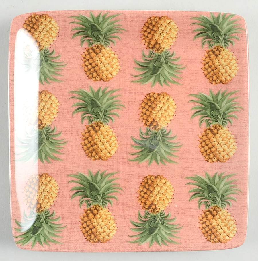 Floridian Square Canape Plate by Certified International-1