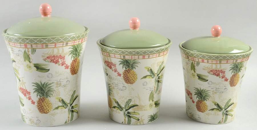 Floridian (3 Piece) Canister Set (Box Set) by Certified International-1