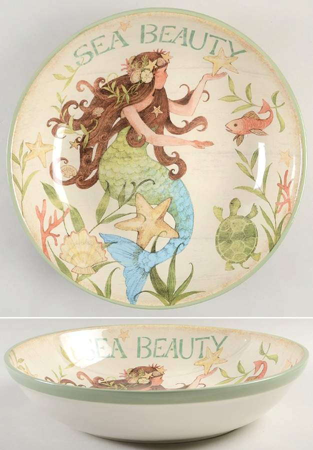 Sea Beauty 13" Pasta Serving Bowl by Certified International-1