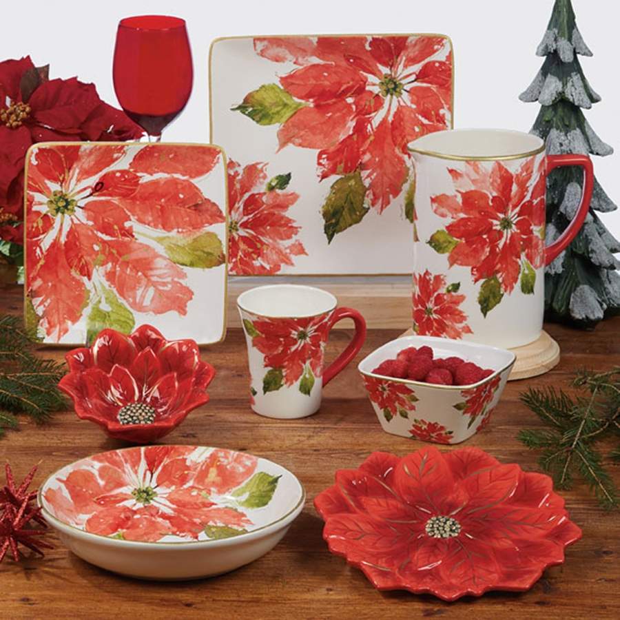 Home for the Holidays Square Dinner Plate by Certified International-1